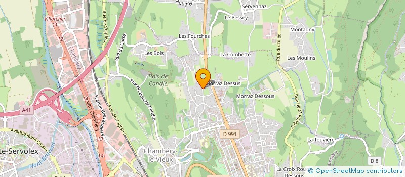 localisation de l'entreprise MONSIEUR DIDIER MORAND  CHAMBERY