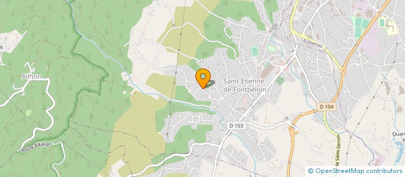 localisation de l'entreprise MONSIEUR DIDIER MOREAU  SAINT-ETIENNE-DE-FONTBELLON