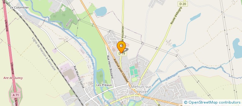 localisation de l'entreprise MONSIEUR DIDIER MOREAUD  ALLOUIS