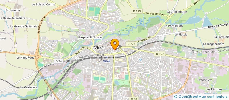 localisation de l'entreprise MONSIEUR DIDIER MOREL  VITRE