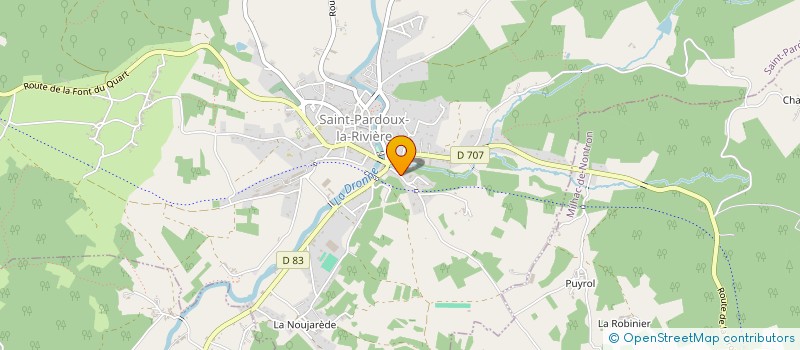 localisation de l'entreprise MONSIEUR DIDIER MORELLET  SAINT PARDOUX LA RIVIERE