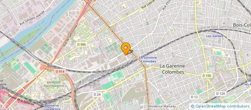 localisation de l'entreprise MONSIEUR DIDIER MORLE à COLOMBES