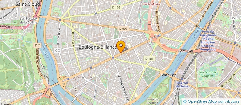 localisation de l'entreprise MONSIEUR DIDIER MORLET à BOULOGNE-BILLANCOURT