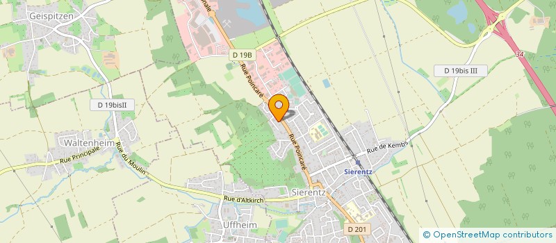 localisation de l'entreprise MONSIEUR DIDIER MOSER  SIERENTZ