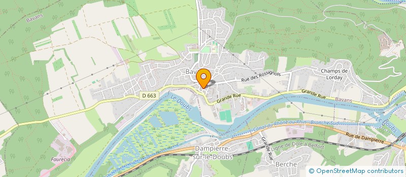 localisation de l'entreprise MONSIEUR DIDIER MOUGIN à BAVANS
