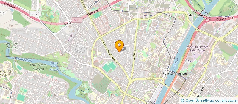 localisation de l'entreprise MONSIEUR DIDIER MOUKOKO  ANGERS