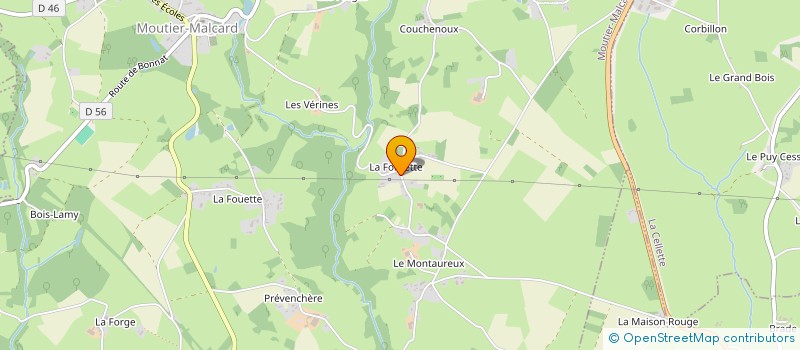 localisation de l'entreprise MONSIEUR DIDIER MOULIN à MOUTIER-MALCARD