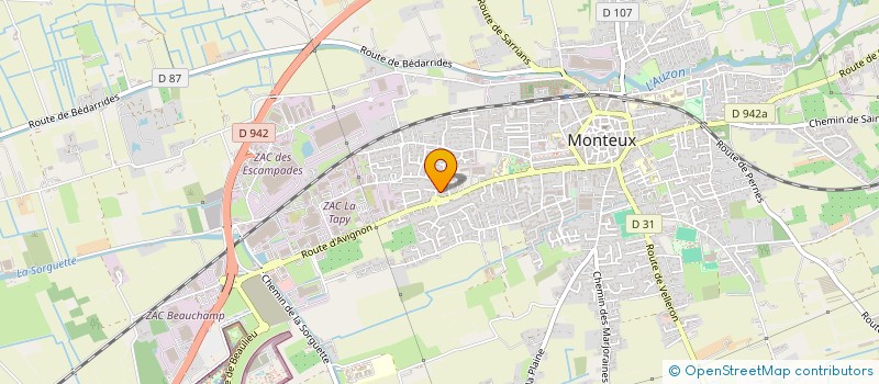 localisation de l'entreprise MONSIEUR DIDIER MOURGEON à MONTEUX