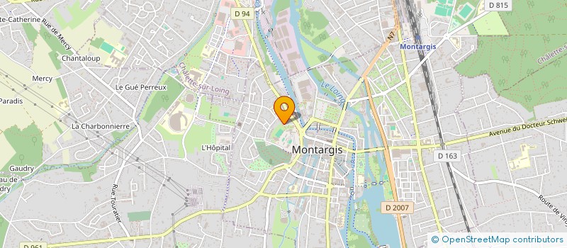 localisation de l'entreprise MONSIEUR DIDIER MOURIER  LE COUDRAY-MONTCEAUX