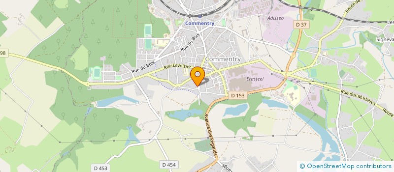 localisation de l'entreprise MONSIEUR DIDIER MOUSSU  COMMENTRY