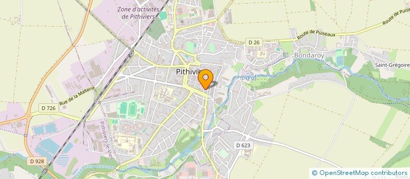 localisation de l'entreprise MONSIEUR DIDIER MOUZARD à PITHIVIERS