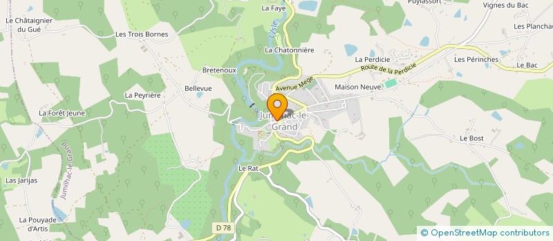 localisation de l'entreprise MONSIEUR DIDIER MOYRAND à JUMILHAC-LE-GRAND