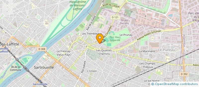localisation de l'entreprise MONSIEUR DIDIER MULLIE  SARTROUVILLE