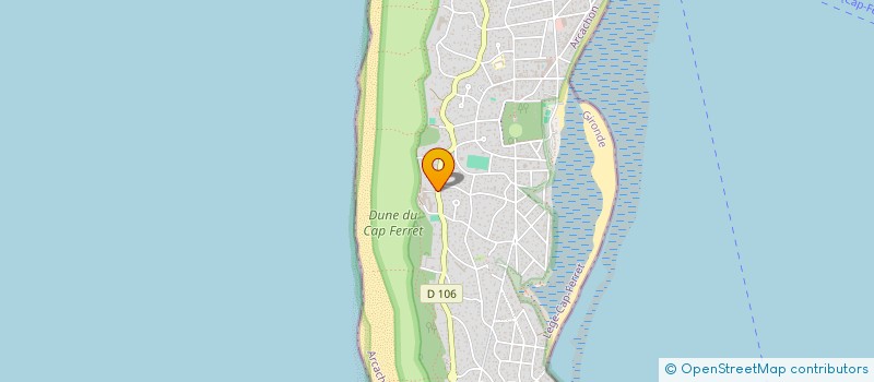 localisation de l'entreprise MONSIEUR DIDIER NAUZE  LEGE-CAP-FERRET