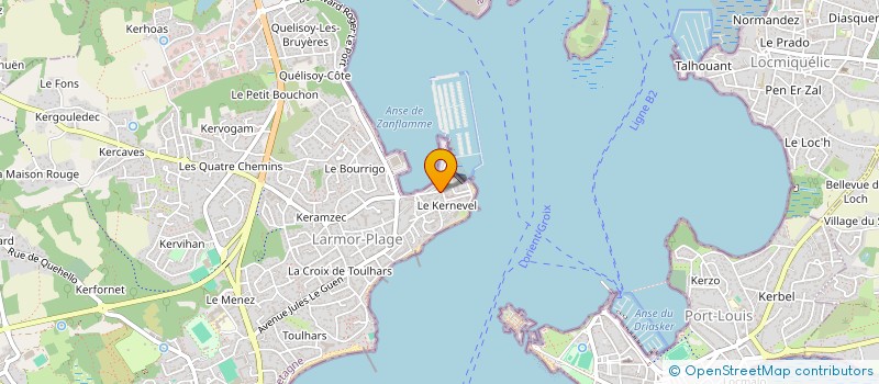 localisation de l'entreprise MONSIEUR DIDIER NAVETTE  LARMOR-PLAGE