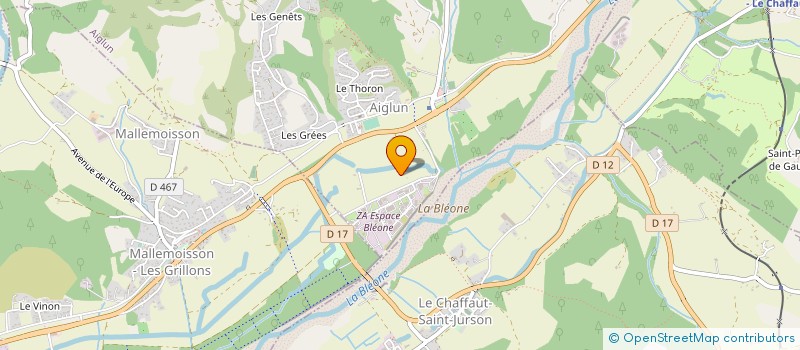 localisation de l'entreprise MONSIEUR DIDIER NEBLE à AIGLUN