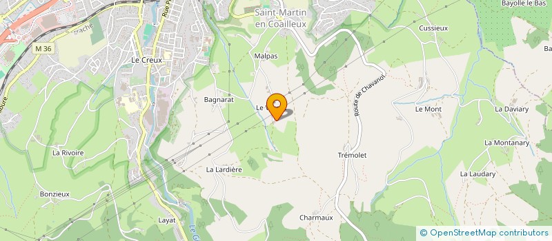 localisation de l'entreprise MONSIEUR DIDIER NERON-BANCEL  SAINT-CHAMOND