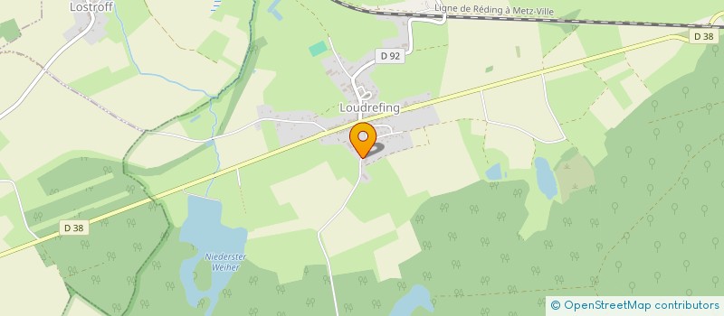 localisation de l'entreprise MONSIEUR DIDIER NIEDERLENDER  LOUDREFING