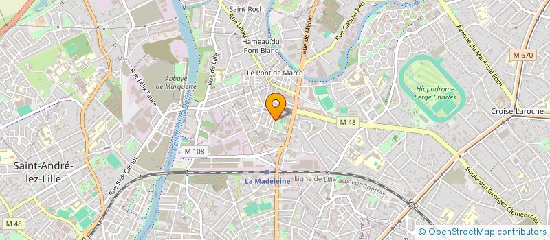 localisation de l'entreprise MONSIEUR DIDIER NIGEON à MARCQ-EN-BARŒUL