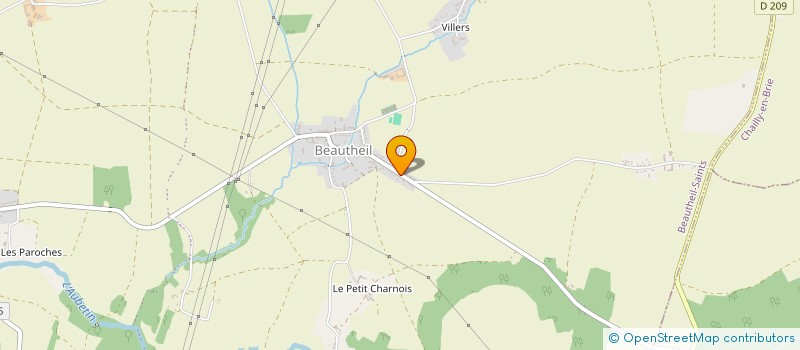 localisation de l'entreprise MONSIEUR DIDIER NOEL  BEAUTHEIL-SAINTS