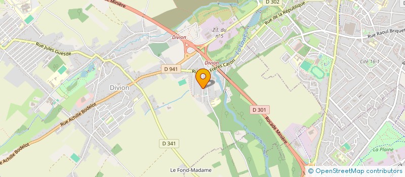 localisation de l'entreprise MONSIEUR DIDIER NOREZ  DIVION