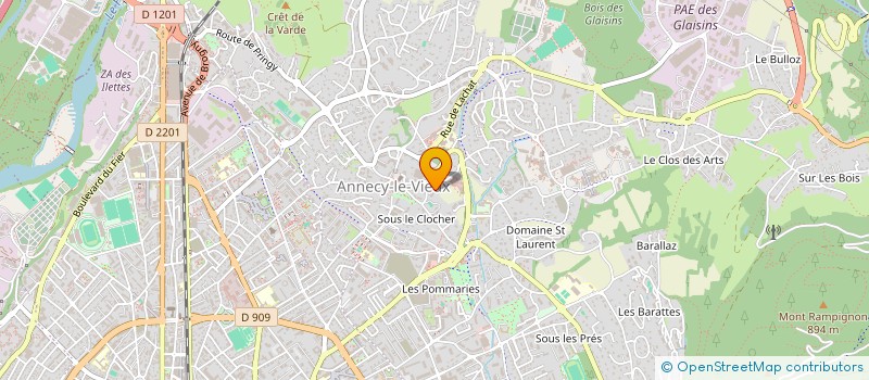 localisation de l'entreprise MONSIEUR DIDIER NORMAND à ANNECY