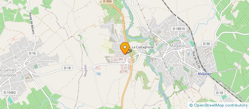 localisation de l'entreprise MONSIEUR DIDIER NUEZ  MAGALAS