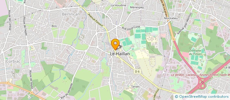 localisation de l'entreprise MONSIEUR DIDIER OLIER  LE HAILLAN