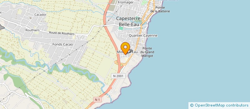 localisation de l'entreprise MONSIEUR DIDIER OLIGER à CAPESTERRE-BELLE-EAU