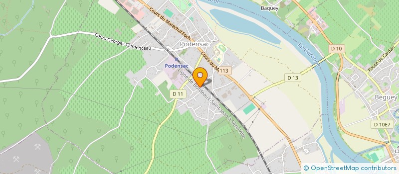 localisation de l'entreprise MONSIEUR DIDIER OMIECINSKI  PODENSAC