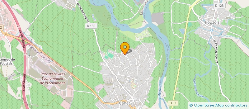 localisation de l'entreprise MONSIEUR DIDIER OSMONT  CANET