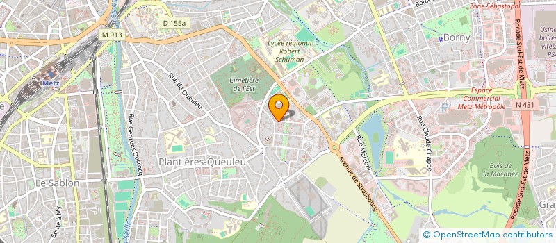 localisation de l'entreprise MONSIEUR DIDIER OUDIN  METZ