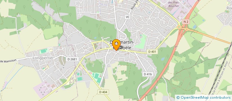 localisation de l'entreprise MONSIEUR DIDIER OULAC  DAMMARTIN-EN-GOELE