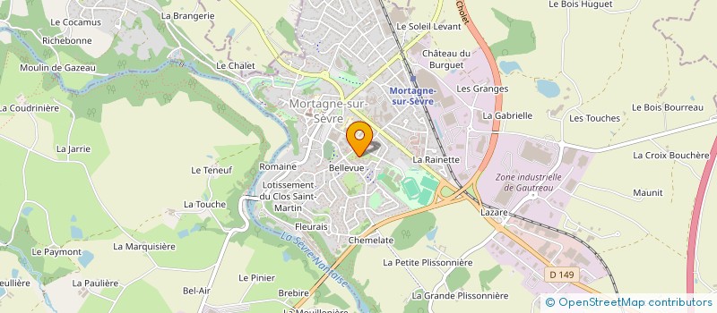 localisation de l'entreprise MONSIEUR DIDIER OUVRARD à MORTAGNE-SUR-SEVRE