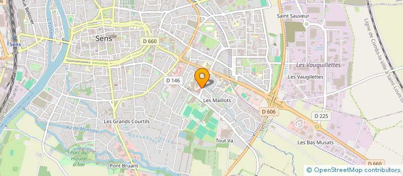 localisation de l'entreprise MONSIEUR DIDIER PACAUD  SENS