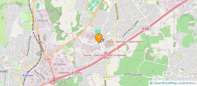 localisation de l'entreprise MONSIEUR DIDIER PADILLA  SAINT-GENIS-LAVAL