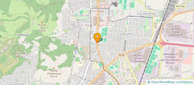 localisation de l'entreprise MONSIEUR DIDIER PAGE  CLERMONT-FERRAND