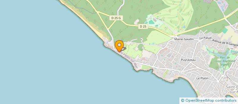 localisation de l'entreprise MONSIEUR DIDIER PANNOUX  SAINT-PALAIS-SUR-MER