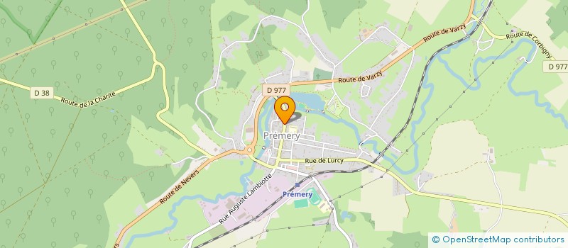 localisation de l'entreprise MONSIEUR DIDIER PASCAULT  PREMERY