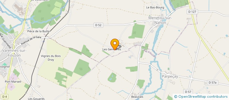 localisation de l'entreprise MONSIEUR DIDIER PATOU à MENETOU-SUR-NAHON