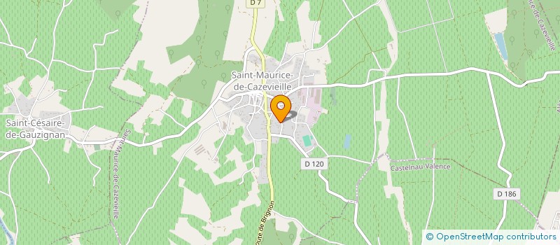 localisation de l'entreprise MONSIEUR DIDIER PATOUT à SAINT-MAURICE-DE-CAZEVIEILLE