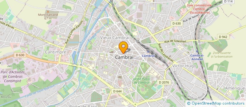 localisation de l'entreprise MONSIEUR DIDIER PAYEN à CAMBRAI