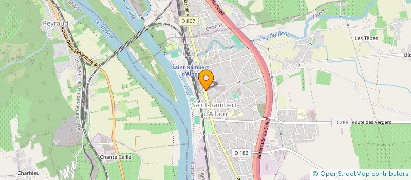 localisation de l'entreprise MONSIEUR DIDIER PAYRAUD  SAINT-RAMBERT-D'ALBON