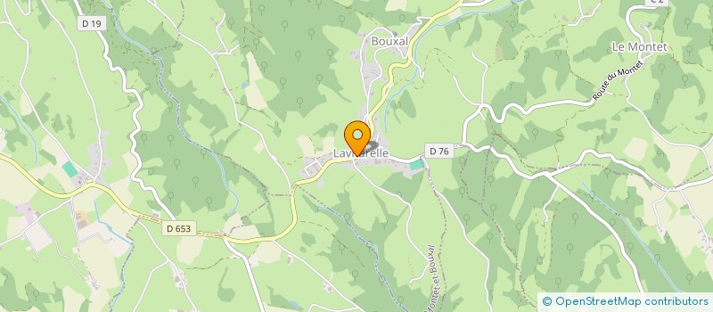 localisation de l'entreprise MONSIEUR DIDIER PECHEYRAN  MONTET ET BOUXAL