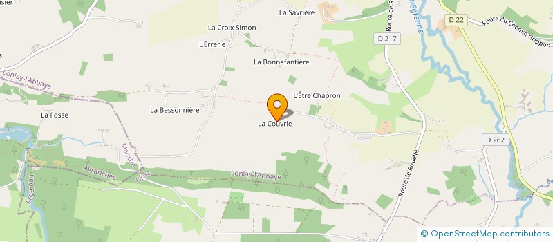 localisation de l'entreprise MONSIEUR DIDIER PELLERIN à LONLAY-L'ABBAYE