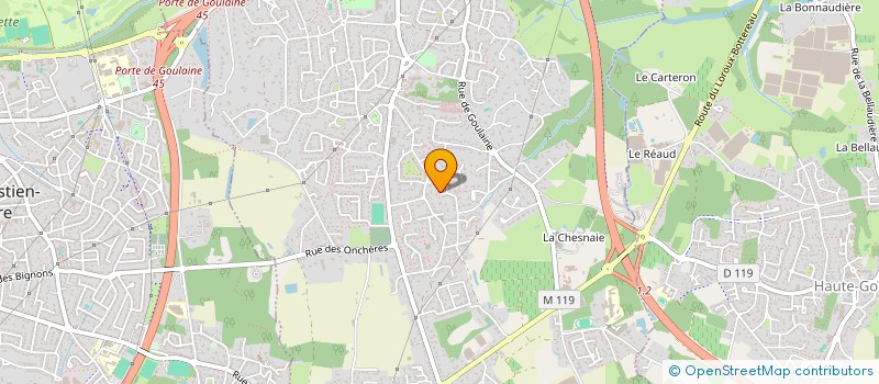 localisation de l'entreprise MONSIEUR DIDIER PENEAU  BASSE-GOULAINE