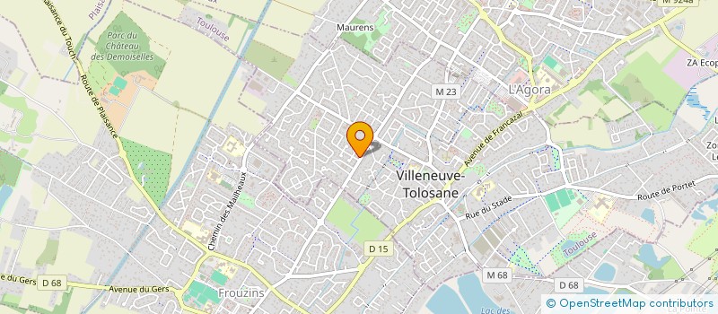 localisation de l'entreprise MONSIEUR DIDIER PEREZ  VILLENEUVE-TOLOSANE