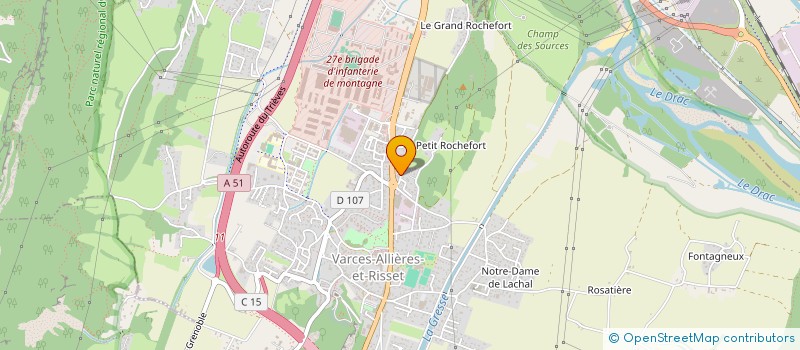 localisation de l'entreprise MONSIEUR DIDIER PERIER  VARCES-ALLIERES-ET-RISSET