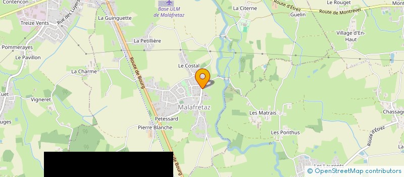 localisation de l'entreprise MONSIEUR DIDIER PERIGNON à MALAFRETAZ