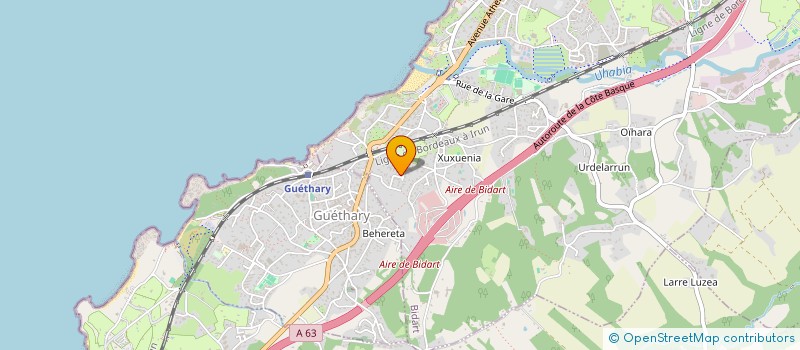 localisation de l'entreprise MONSIEUR DIDIER PERONNIN à BIDART